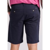 Ανδρική Βερμούδα Chino Μπλε - Funky Buddha-The Essentials Εικόνα 0