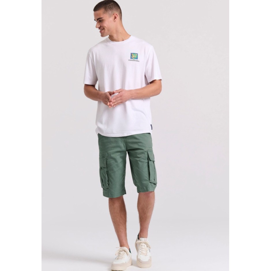 Ανδρική Βερμούδα Cargo Κυπαρισσί - Funky Buddha The Essentials