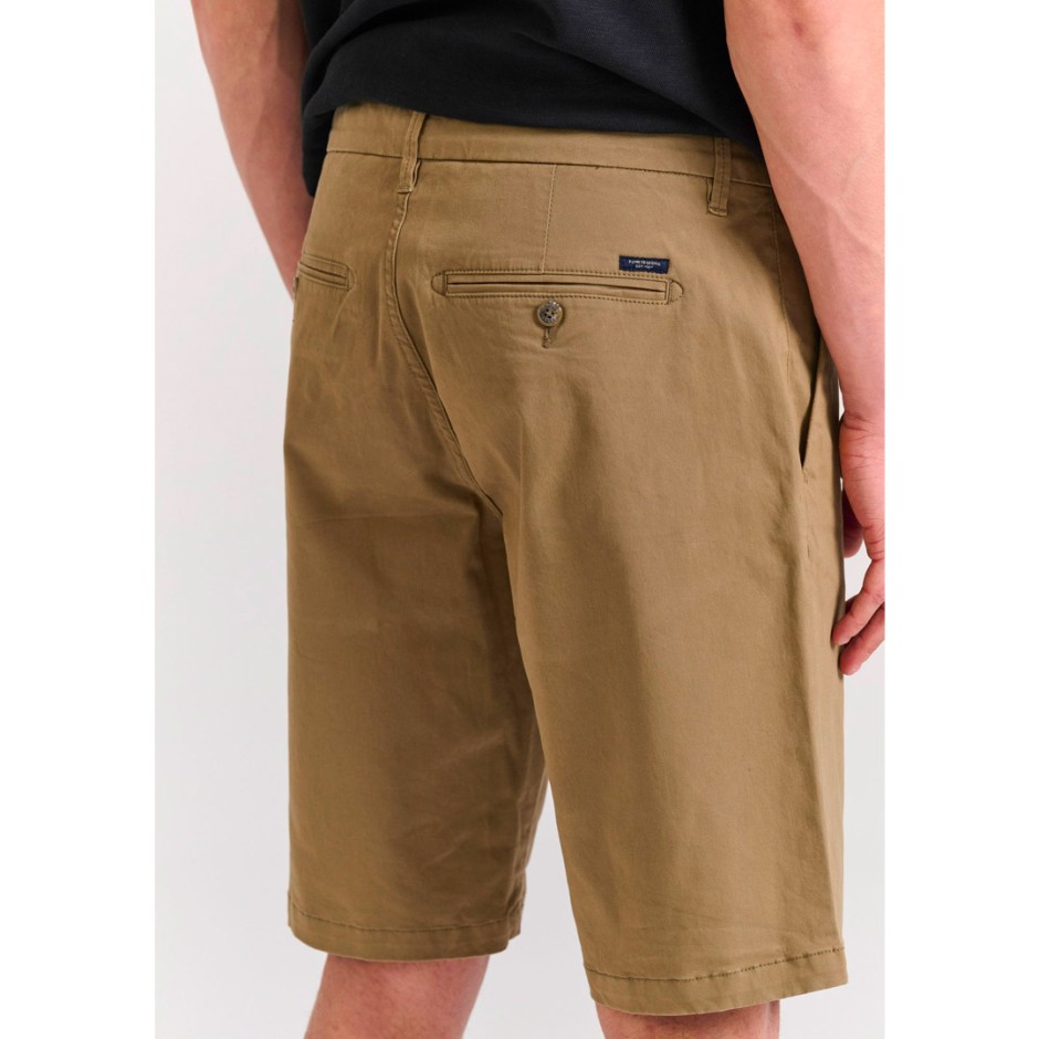 Ανδρική Βερμούδα Chino Μπεζ - Funky Buddha The Essentials