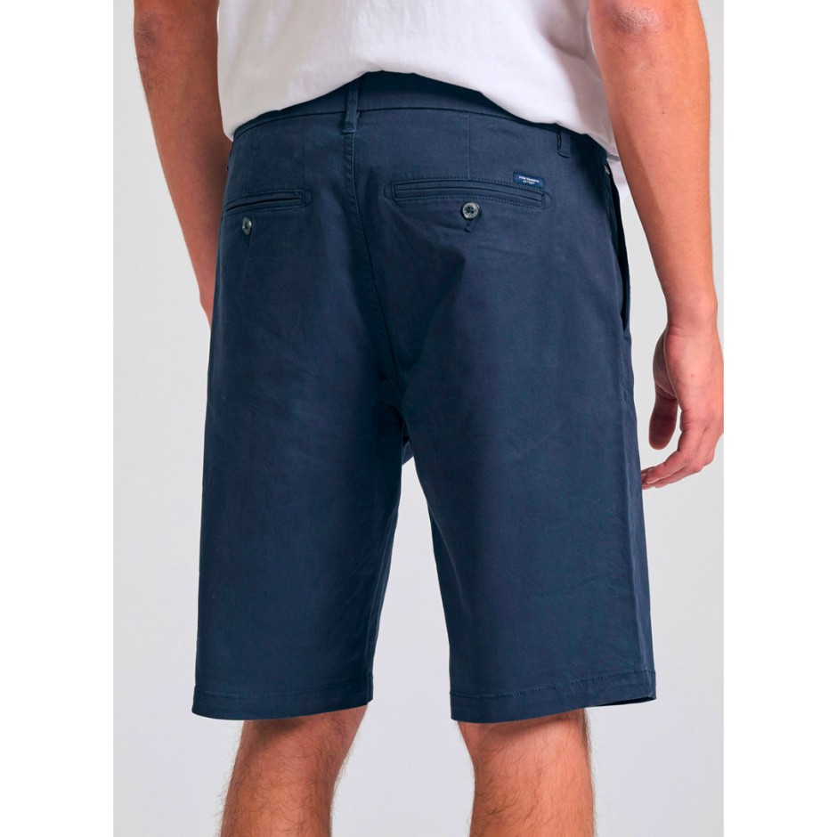 Ανδρική Βερμούδα Chino Μπλε - Funky Buddha The Essentials