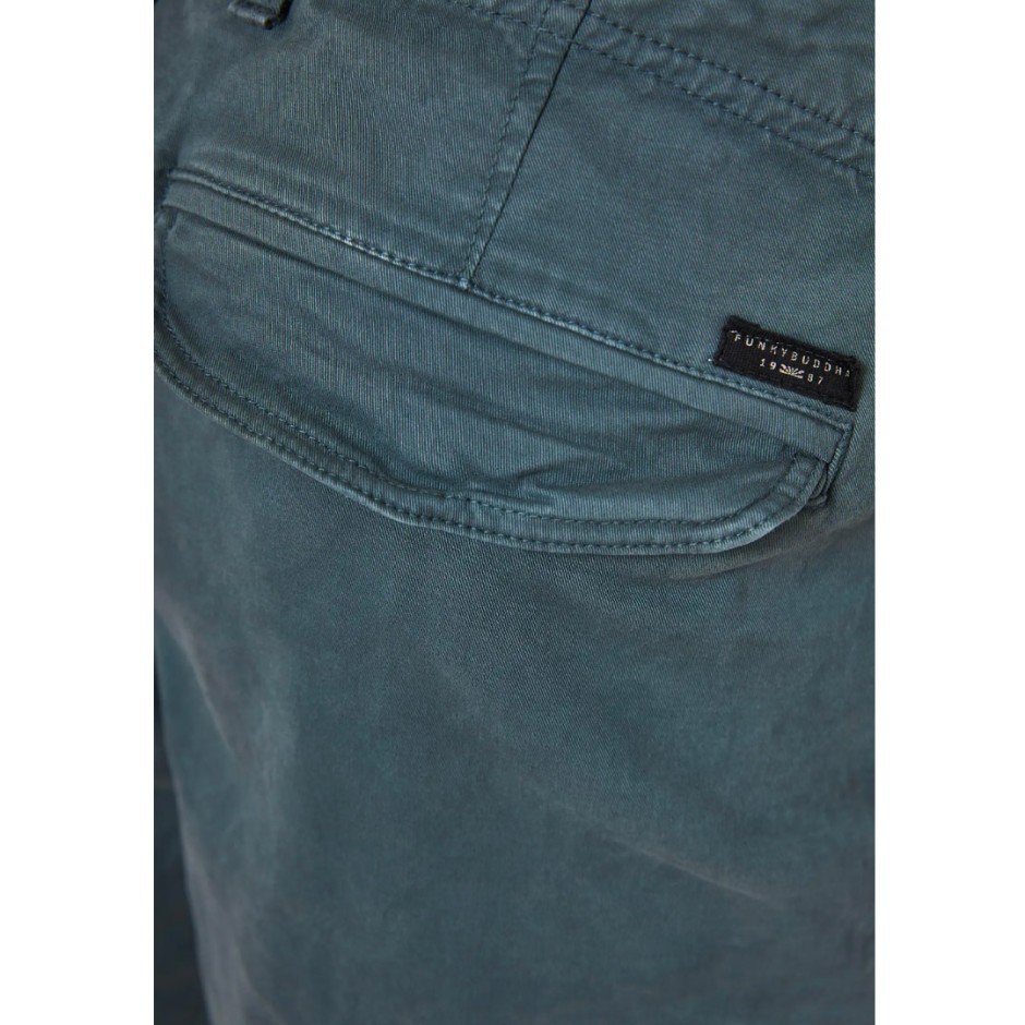 Ανδρική Βερμούδα Cargo Γκρι - Funky Buddha The Essentials