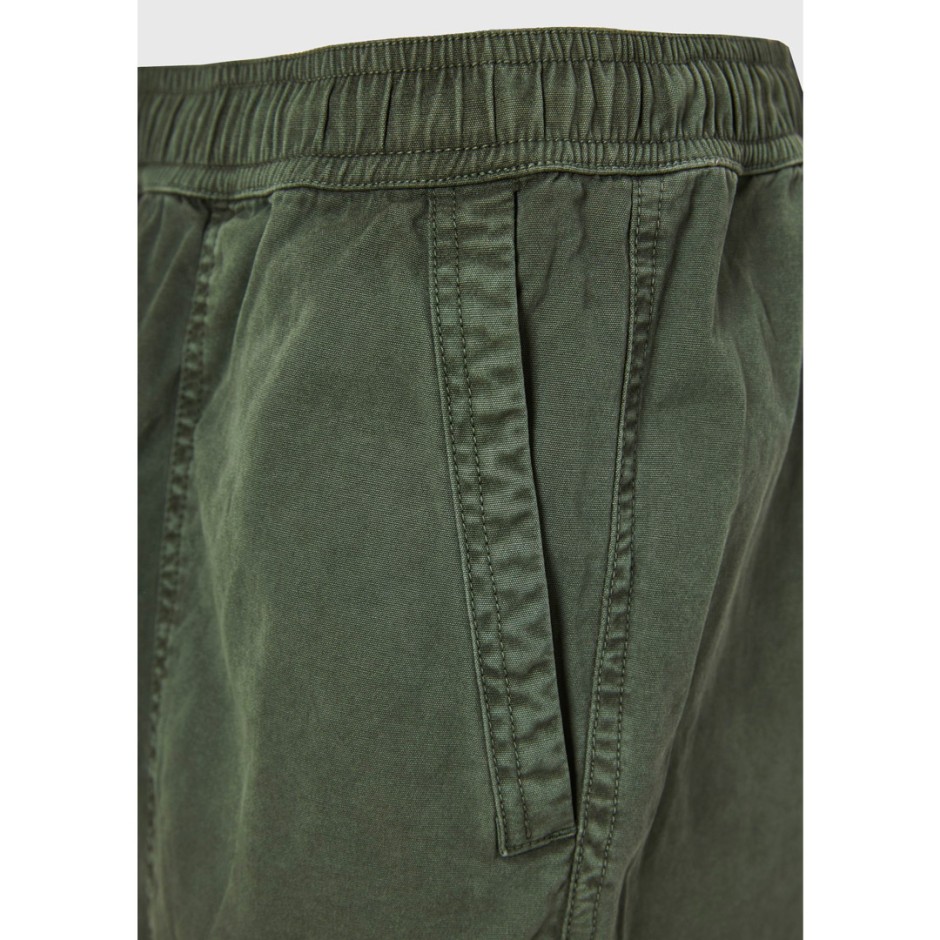 Ανδρική Βερμούδα Chino Πράσινη - Funky Buddha Garment Dyed