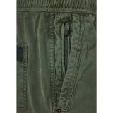 Ανδρική Βερμούδα Chino Πράσινη - Funky Buddha Garment Dyed Εικόνα 4