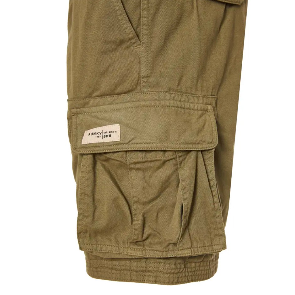 Ανδρική Βερμούδα Cargo Μπεζ - Funky Buddha 