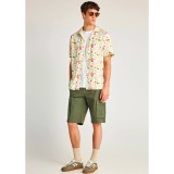Ανδρική Βερμούδα Cargo Χακί - Funky Buddha Εικόνα 3