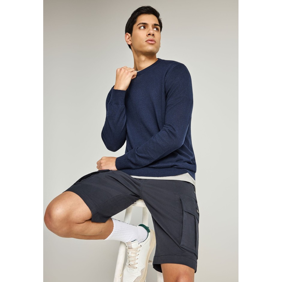FUNKY BUDDHA  FBM013-002-03-NAVY Μπλέ