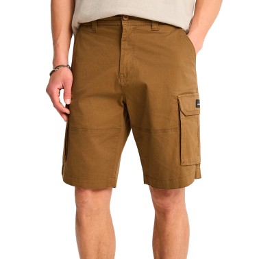 Men's Cargo Shorts Brown - Funky Buddha