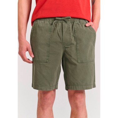 Ανδρική Βερμούδα Chino Πράσινη - Funky Buddha Garment Dyed