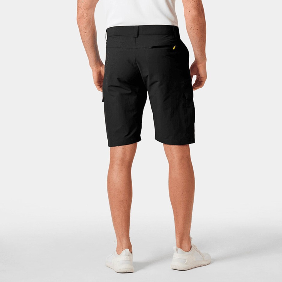 Ανδρική Βερμούδα Cargo Μαύρη - Helly Hansen Quick-Dry