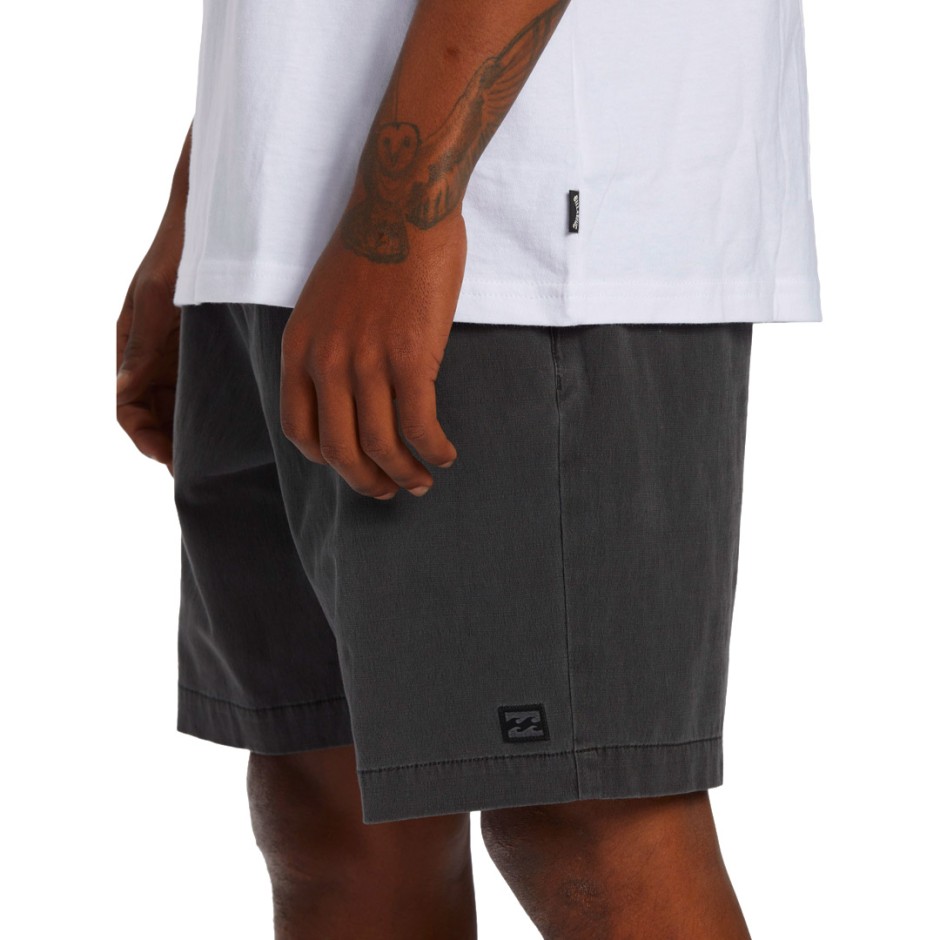 Ανδρική Βερμούδα Μαύρη - Billabong Crossfire Wave Washed 18"