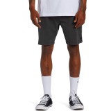 Ανδρική Βερμούδα Μαύρη - Billabong Crossfire Wave Washed 18" Εικόνα 