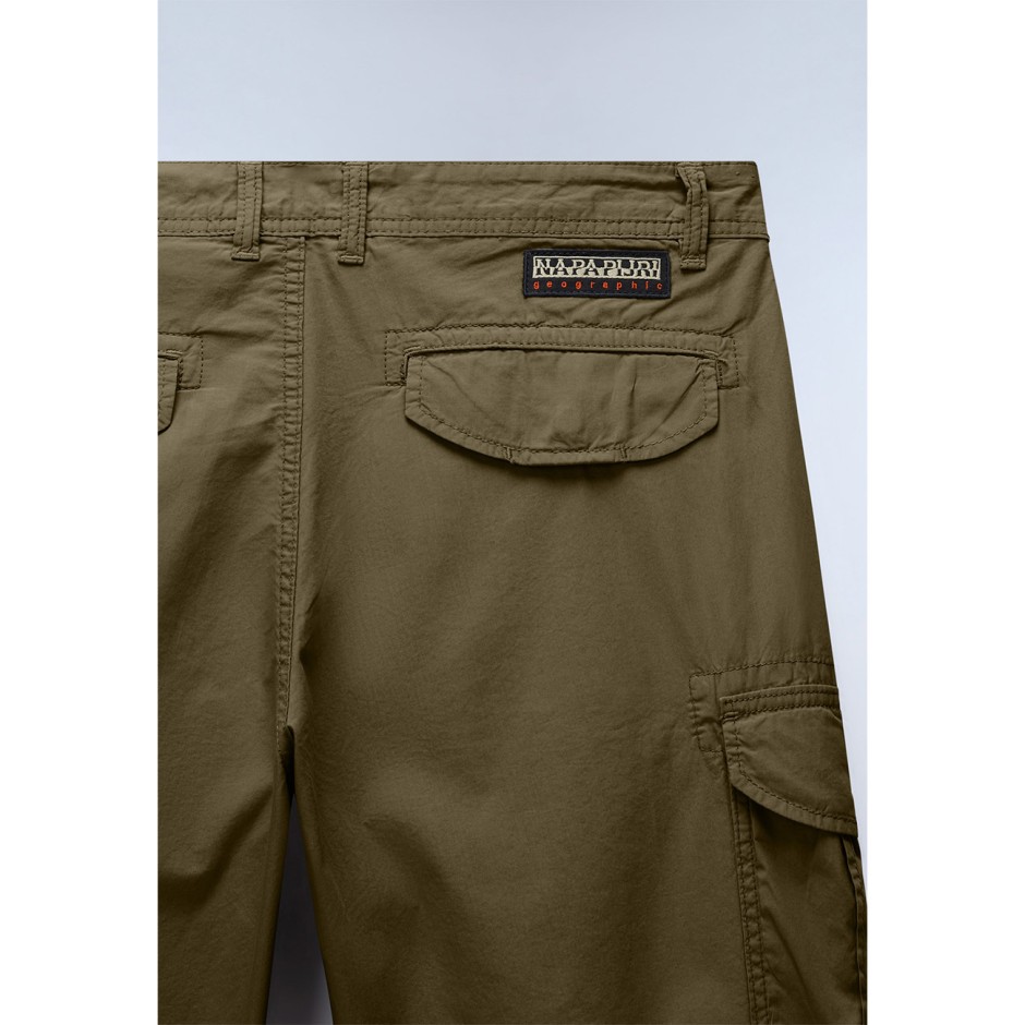 Men's Cargo Shorts Olive - Napapijri Noto 2.0