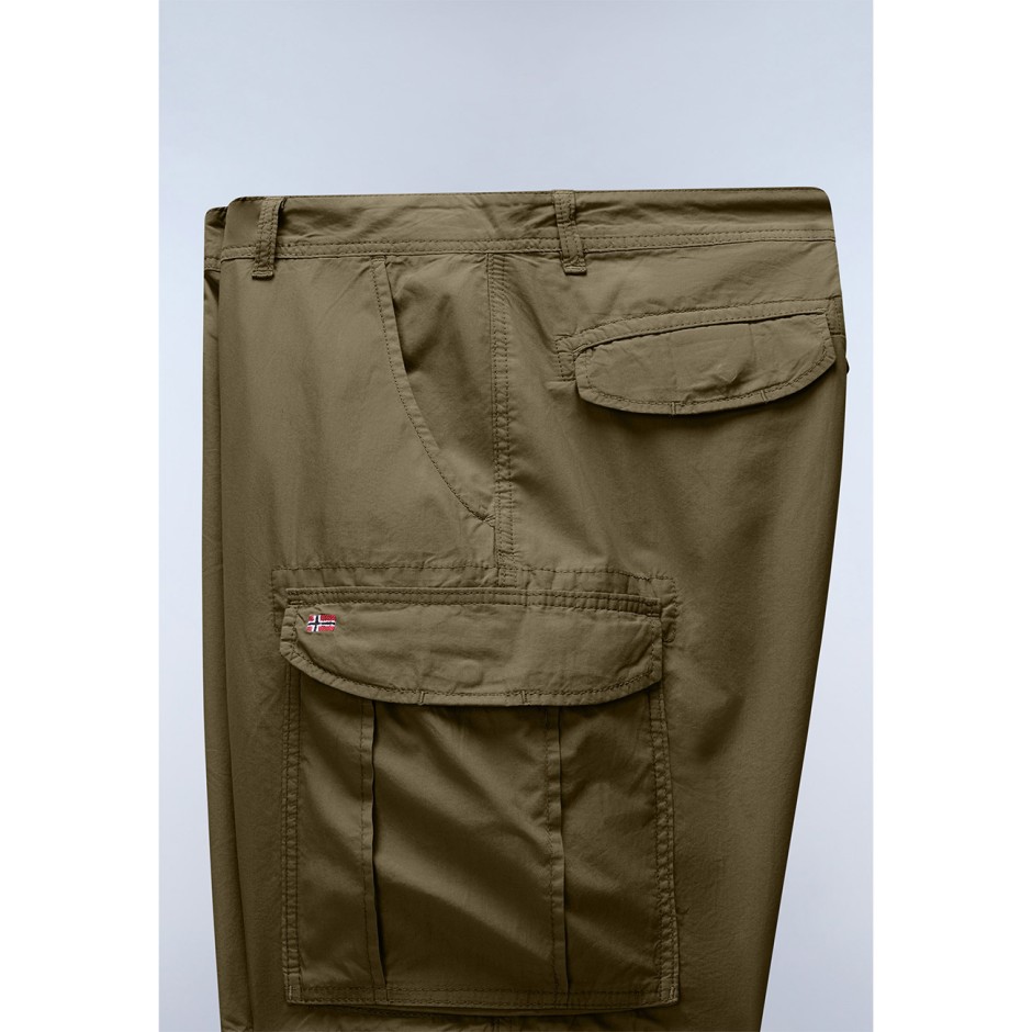 Men's Cargo Shorts Olive - Napapijri Noto 2.0