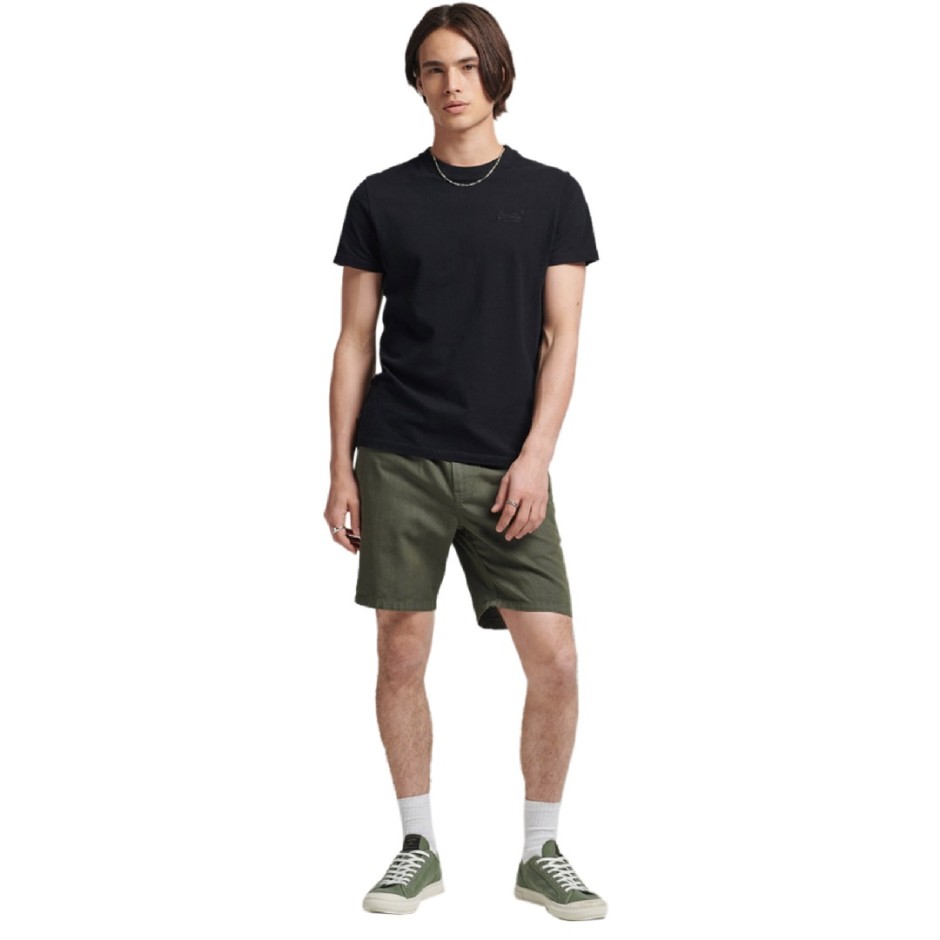 SUPERDRY D2 OVIN VINTAGE OVERDYED SHORT Χακί