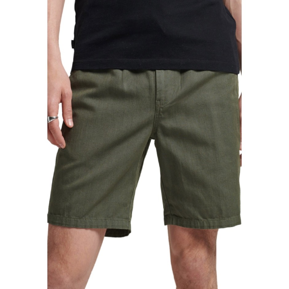 SUPERDRY D2 OVIN VINTAGE OVERDYED SHORT M7110298A-ZTV Κhaki