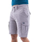 Ανδρική Βερμούδα Cargo Γκρι - District75 Εικόνα 1