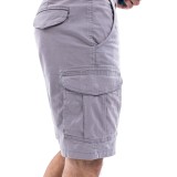 Ανδρική Βερμούδα Cargo Γκρι - District75 Εικόνα 3