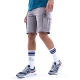 Ανδρική Βερμούδα Cargo Γκρι - District75 Εικόνα 