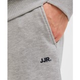 JJ REBEL GORM REG LOGO SWEAT SHORTS SN 12271107-LIGHT GREY MELANGE Grey Image 1