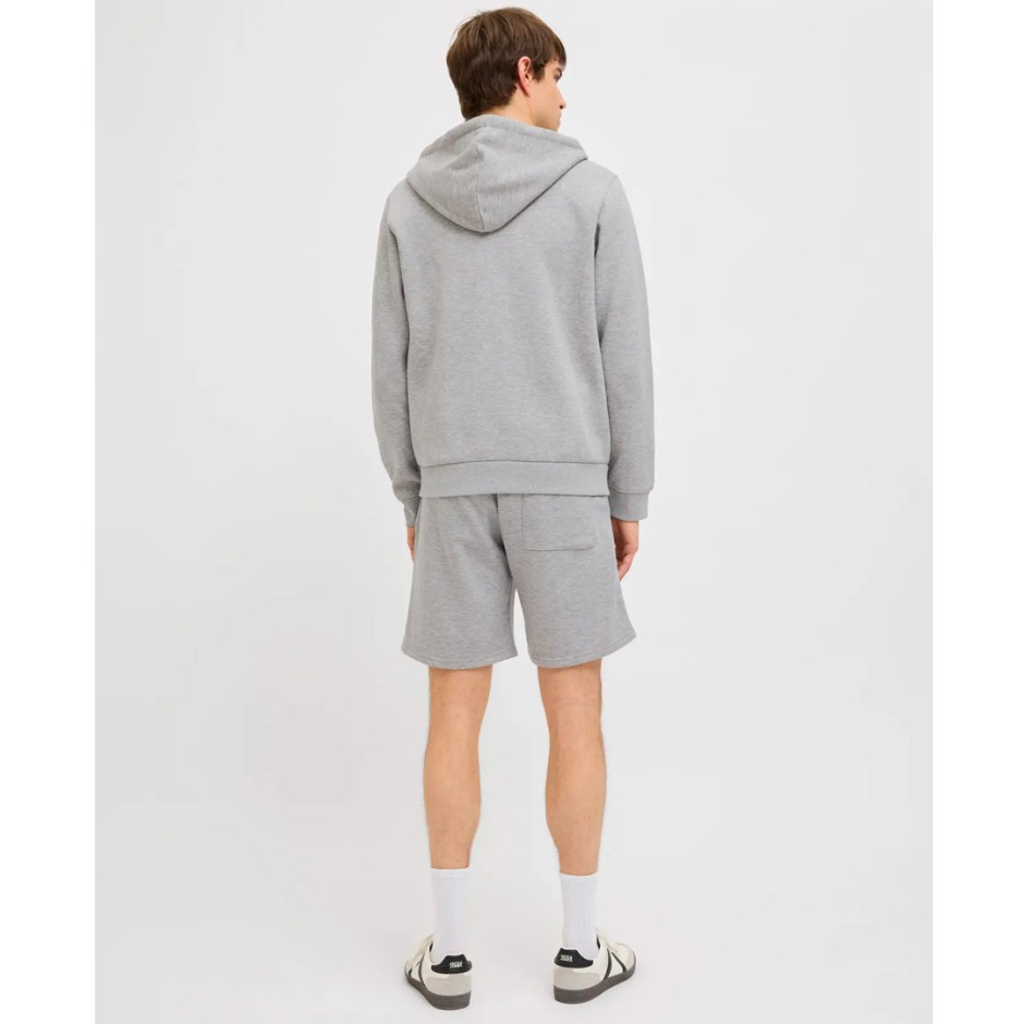 JJ REBEL GORM REG LOGO SWEAT SHORTS SN 12271107-LIGHT GREY MELANGE Grey