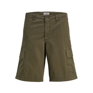 JJ REBEL CARLOS CARGO SHORT SN 12270753-OLIVE NIGHT OLIVE