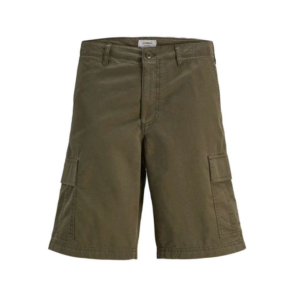 JJ REBEL CARLOS CARGO SHORT SN 12270753-OLIVE NIGHT OLIVE