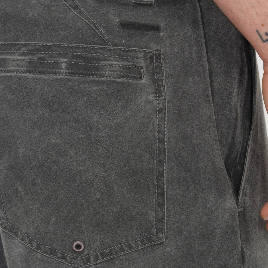 Ανδρική Βερμούδα Τζιν Ανθρακί - Volcom Stone Faded Hybrid 19