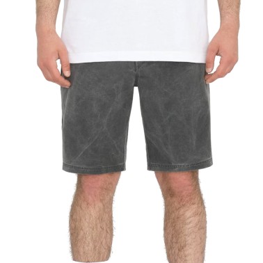 Ανδρική Βερμούδα Τζιν Ανθρακί - Volcom Stone Faded Hybrid 19