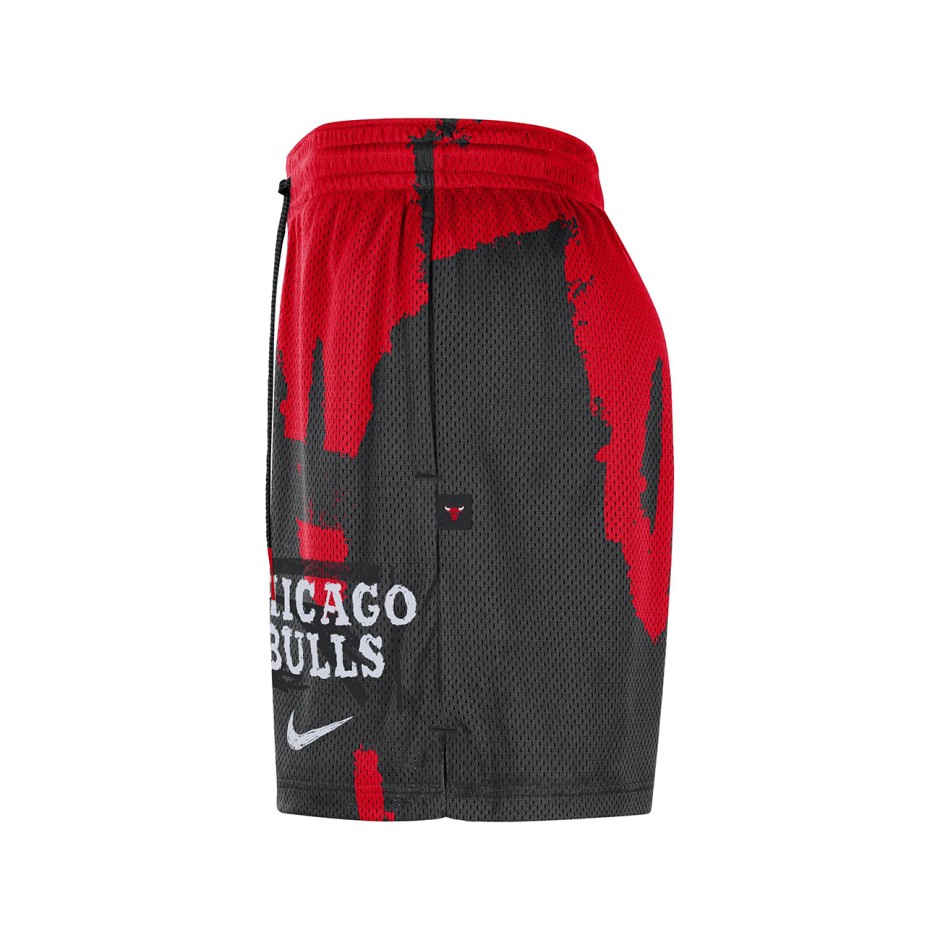 NBA Men's Shorts Black - Nike Chicago Bulls Courtside
