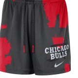 NBA Men's Shorts Black - Nike Chicago Bulls Courtside Image 1
