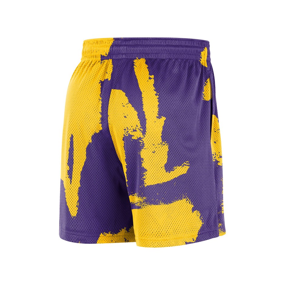 NBA Men's Shorts Purple - Nike Los Angeles Lakers Courtside