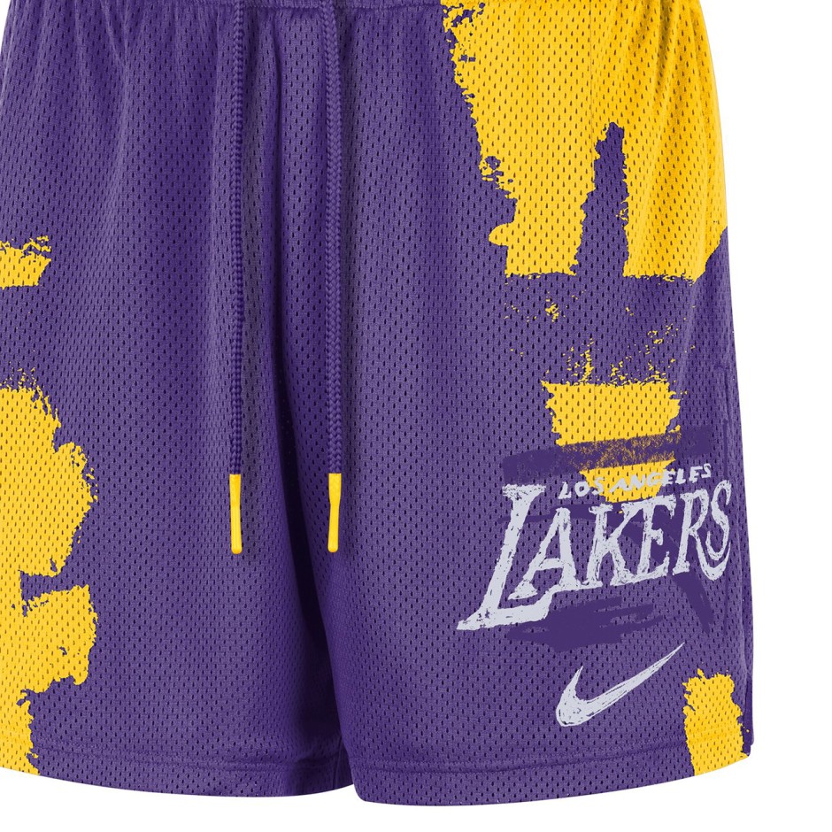 NBA Men's Shorts Purple - Nike Los Angeles Lakers Courtside
