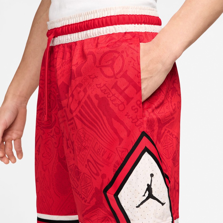 Men's Basketball Shorts Red - Jordan Sport Dri-FIT