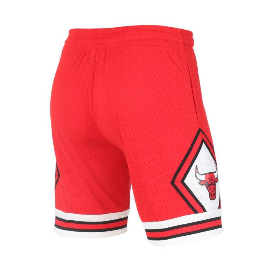 Ανδρική Βερμούδα NBA Κόκκινη - Mitchell & Ness Chicago Bulls 97-98 Road Swingman 