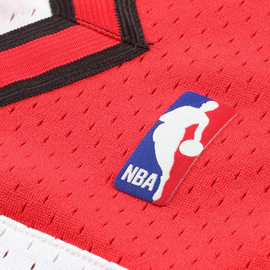 Ανδρική Βερμούδα NBA Κόκκινη - Mitchell & Ness Chicago Bulls 97-98 Road Swingman 