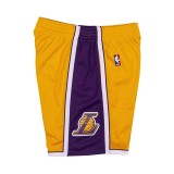 Ανδρική Βερμούδα NBA Κίτρινη - Mitchell & Ness Los Angeles Lakers 2009-2010 Swingman Εικόνα 2