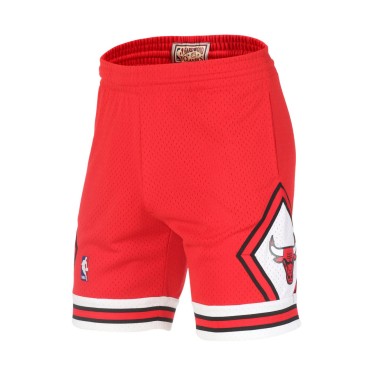Men's NBA Shorts Red - Mitchell & Ness Chicago Bulls 97-98 Road Swingman 