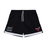 Men's NBA Shorts Black - Mitchell & Ness Chicago Bulls In The City Image 