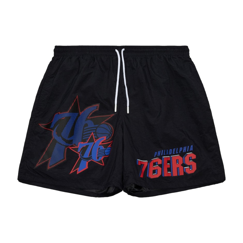 Men's NBA Shorts Black - Mitchell & Ness Philadelphia 76ers Best In Class
