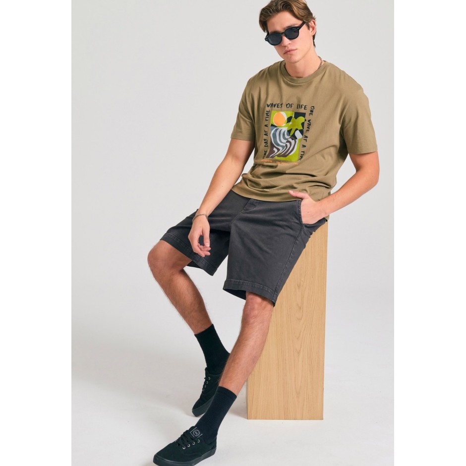 FUNKY BUDDHA FBM011-084-03-DK GREY Ανθρακί