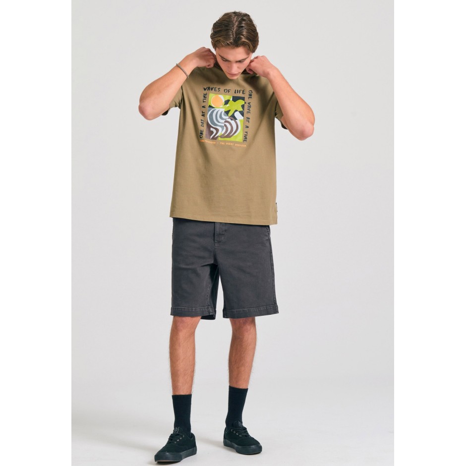 FUNKY BUDDHA FBM011-084-03-DK GREY Ανθρακί