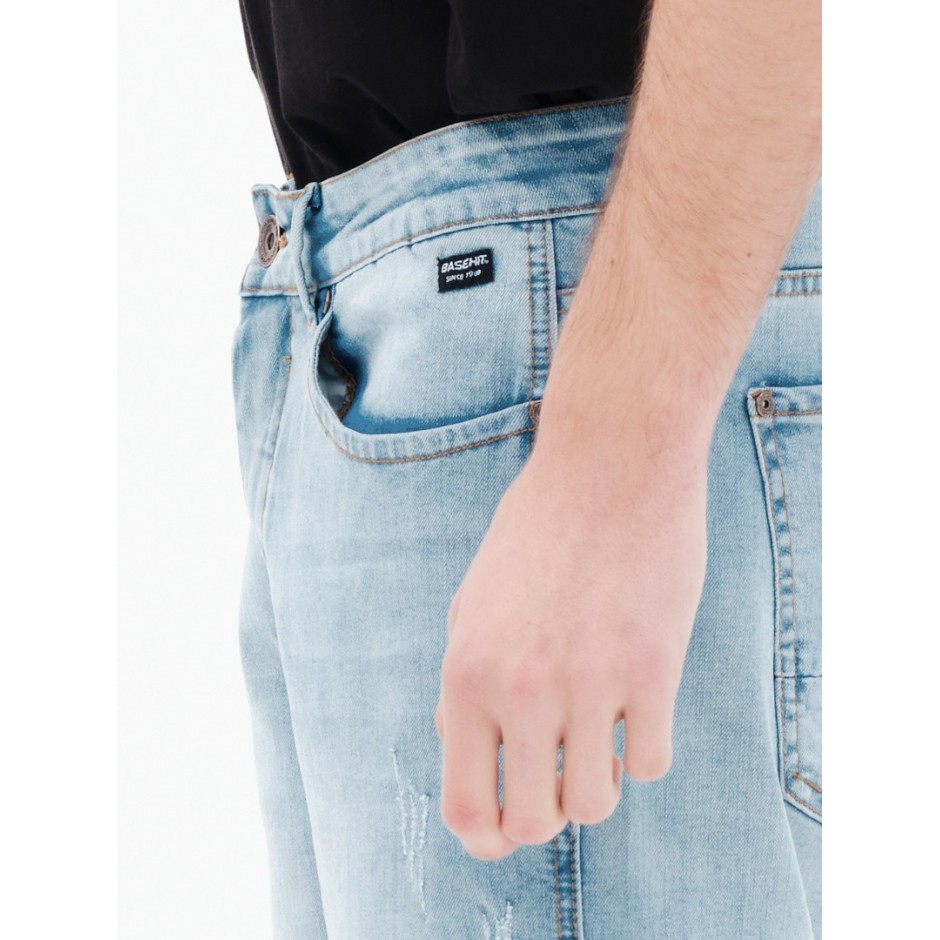 BASEHIT 221.BM45.198-LIGHT BLUE Jeans