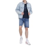 SUPERDRY D2 OVIN VINTAGE STRAIGHT SHORT M7110394A-1HV Blue Image 2