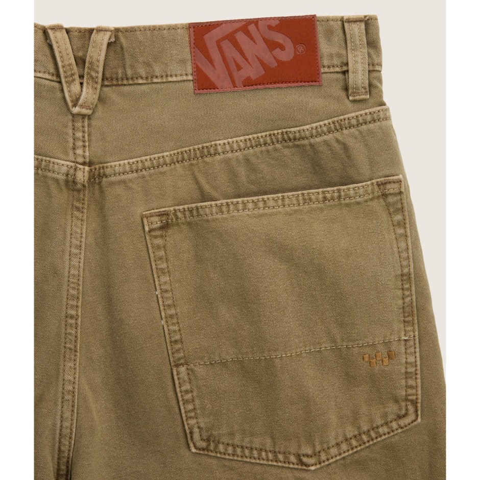 Ανδρική Βερμούδα Τζιν Χακί - Vans Premium Check-5 Baggy Denim 