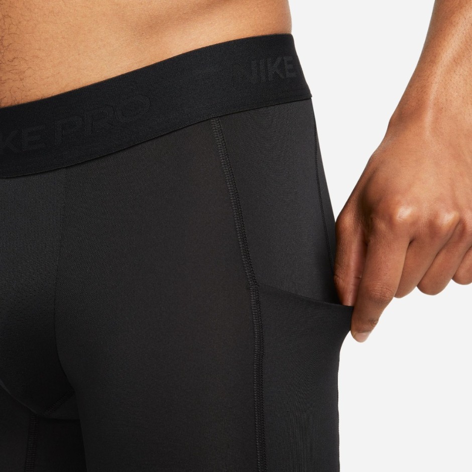 Ανδρικό Κολάν Προπόνησης Μαύρο - Nike Pro 