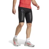 Ανδρικό Κολάν για Τρέξιμο Μαύρο - adidas Performance Adizero Control Running Short Legging Εικόνα 3