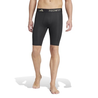 Ανδρικό Κολάν Προπόνησης Μαύρο - adidas Performance Techfit Compression