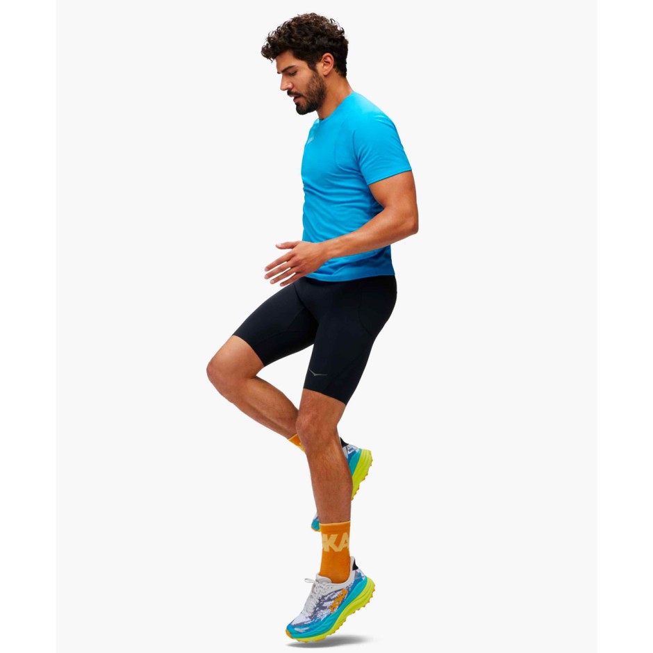 Ανδρικό Κολάν για Τρέξιμο Μαύρο - HOKA ONE ONE Novalty Half Tight