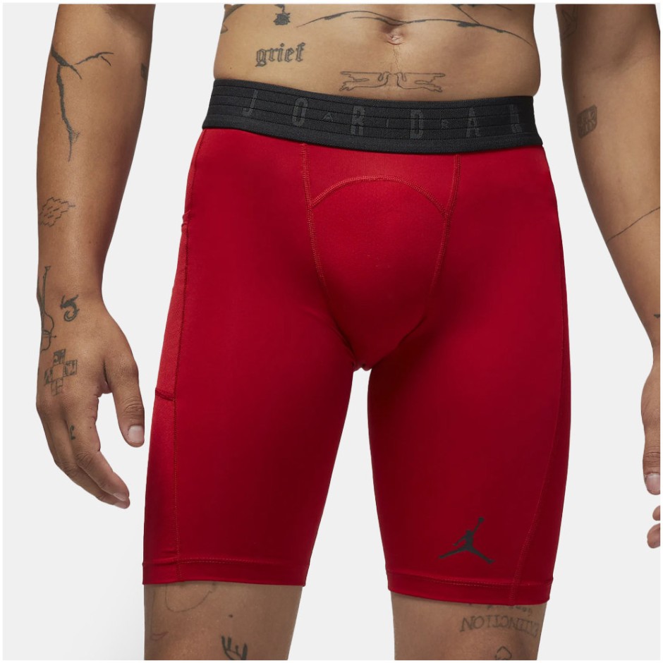 JORDAN M J DF SPRT COMPRESSION SHORT DM1813 687 Red