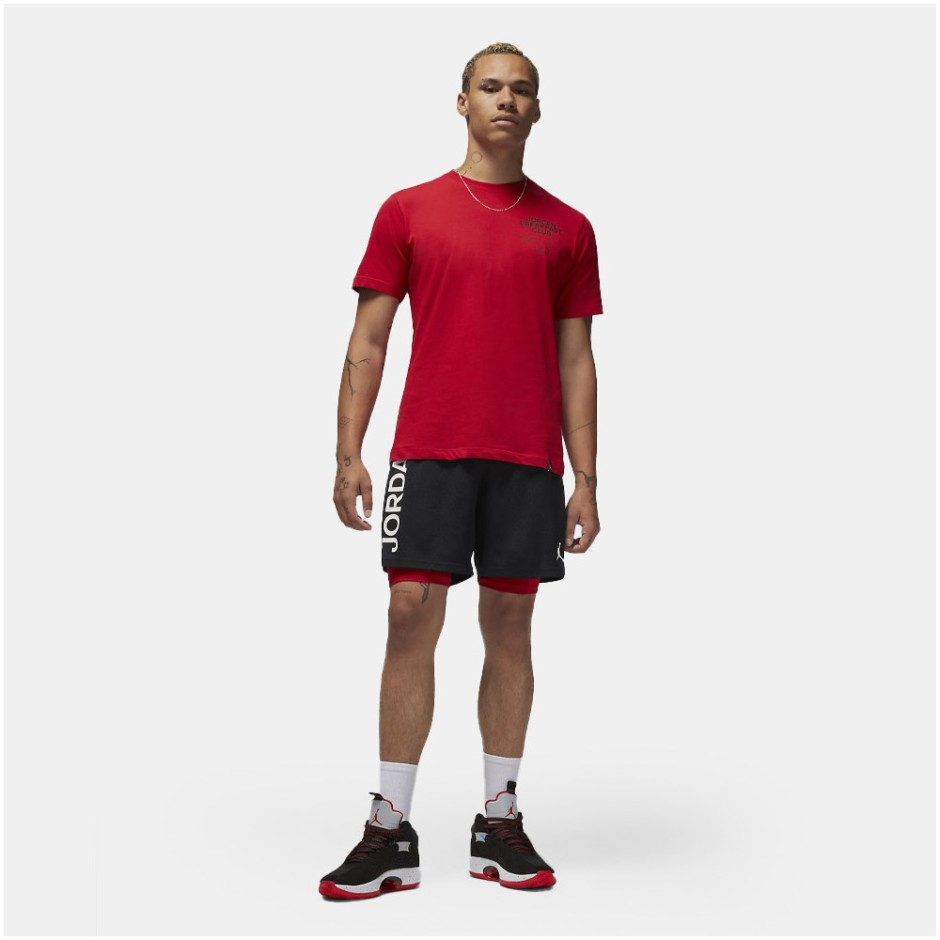 JORDAN DRI-FIT SPORT SHORTS Κόκκινο 